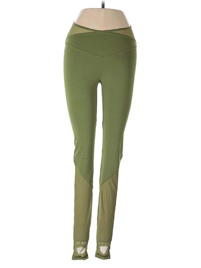 Pre-owned Lululemon Athletica Active Pants In Green