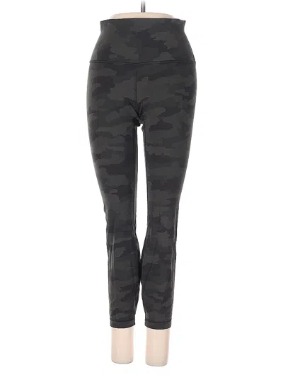 Pre-owned Lululemon Athletica Active Pants In Green