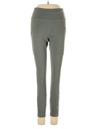 Pre-owned Lululemon Athletica Active Pants In Green