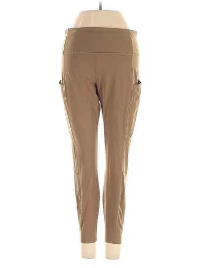 Pre-owned Lululemon Athletica Active Pants In Green