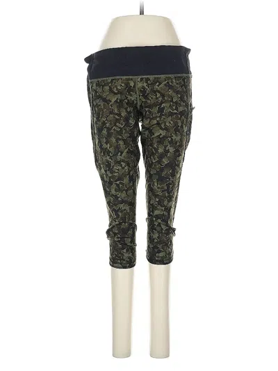 Pre-owned Lululemon Athletica Active Pants In Green