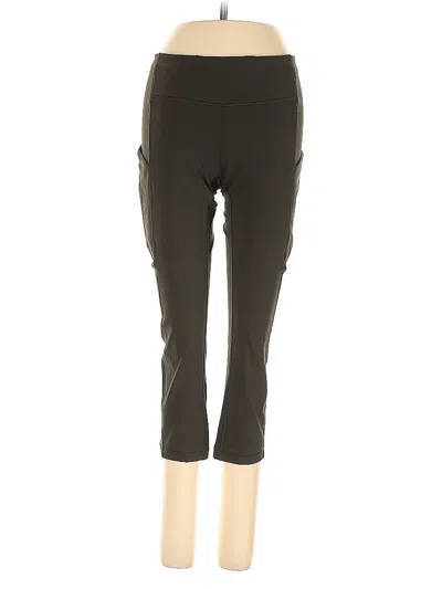 Pre-owned Lululemon Athletica Active Pants In Green