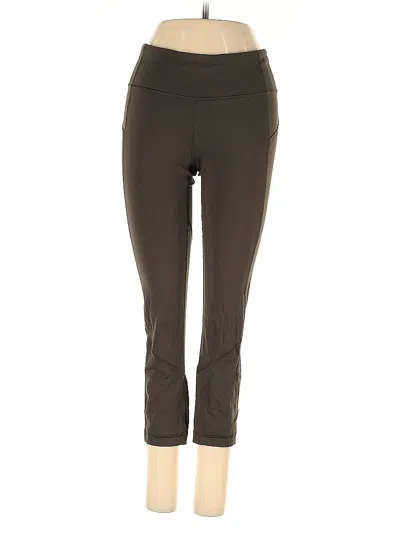 Pre-owned Lululemon Athletica Active Pants In Green