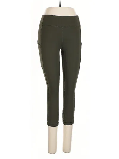 Pre-owned Lululemon Athletica Active Pants In Green