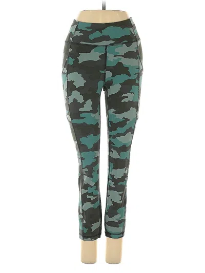 Pre-owned Lululemon Athletica Active Pants In Green