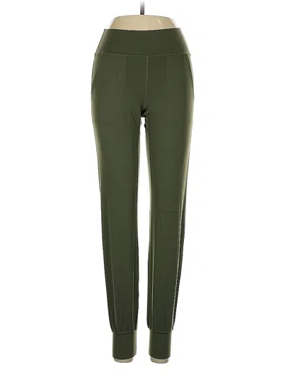 Pre-owned Lululemon Athletica Active Pants In Green