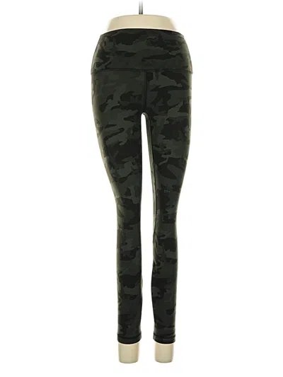 Pre-owned Lululemon Athletica Active Pants In Green