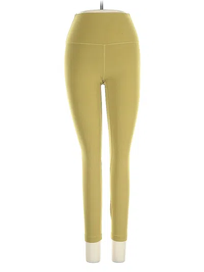 Pre-owned Lululemon Athletica Active Pants In Green