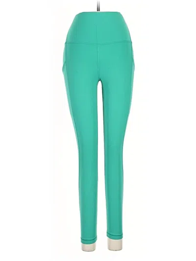 Pre-owned Lululemon Athletica Active Pants In Green