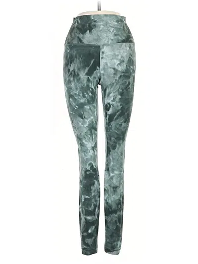 Pre-owned Lululemon Athletica Active Pants In Green