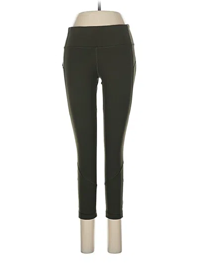 Pre-owned Lululemon Athletica Active Pants In Green