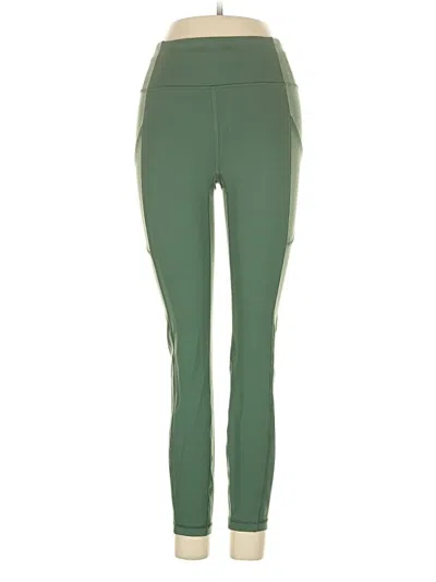 Pre-owned Lululemon Athletica Active Pants In Green
