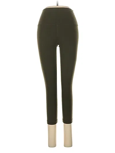 Pre-owned Lululemon Athletica Active Pants In Green