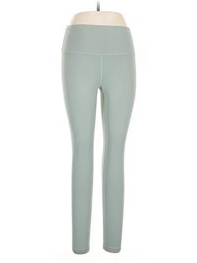 Pre-owned Lululemon Athletica Active Pants In Green