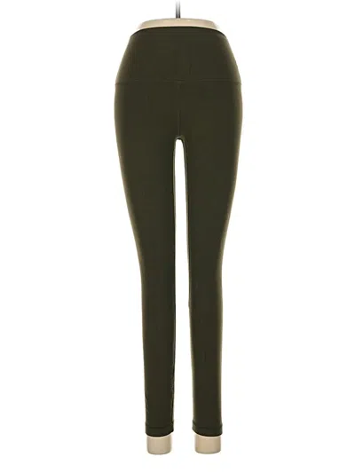 Pre-owned Lululemon Athletica Active Pants In Green