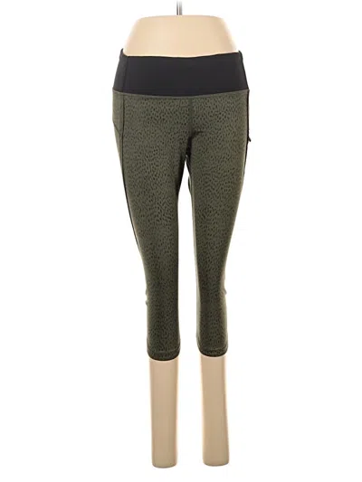 Pre-owned Lululemon Athletica Active Pants In Green