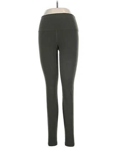 Pre-owned Lululemon Athletica Active Pants In Green