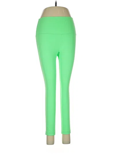 Pre-owned Lululemon Athletica Active Pants In Green
