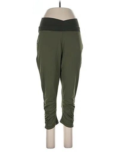 Pre-owned Lululemon Athletica Active Pants In Green