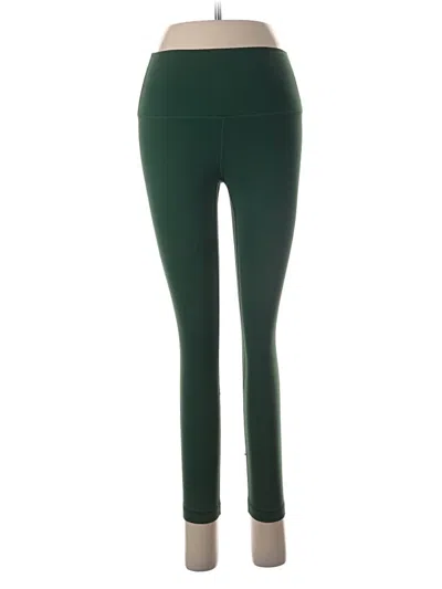 Pre-owned Lululemon Athletica Active Pants In Green