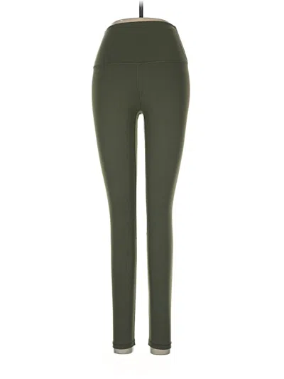 Pre-owned Lululemon Athletica Active Pants In Green