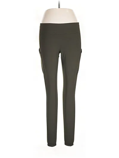Pre-owned Lululemon Athletica Active Pants In Green