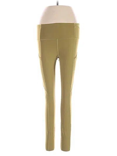 Pre-owned Lululemon Athletica Active Pants In Green