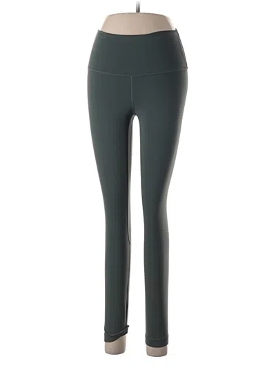 Pre-owned Lululemon Athletica Active Pants In Green
