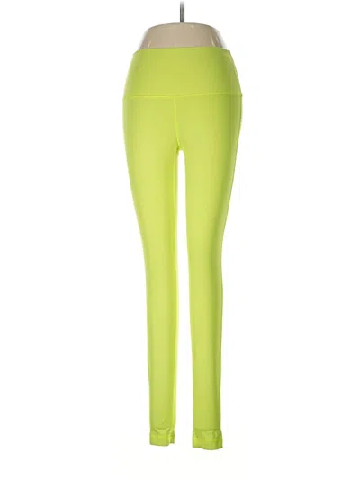 Pre-owned Lululemon Athletica Active Pants In Green