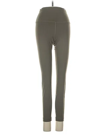 Pre-owned Lululemon Athletica Active Pants In Green