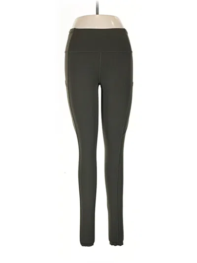 Pre-owned Lululemon Athletica Active Pants In Green