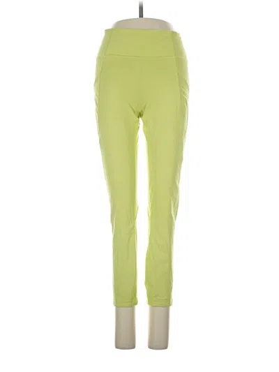 Pre-owned Lululemon Athletica Active Pants In Green