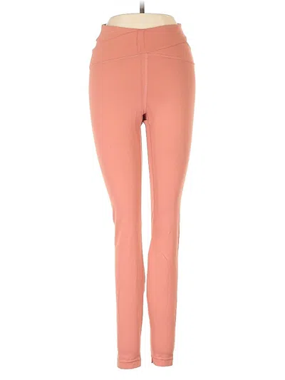 Pre-owned Lululemon Athletica Active Pants In Orange