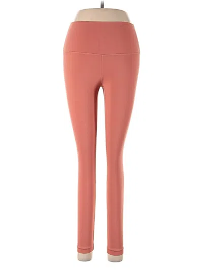Pre-owned Lululemon Athletica Active Pants In Orange