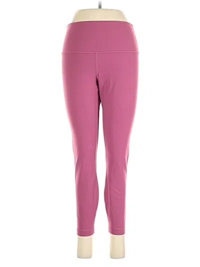 Pre-owned Lululemon Athletica Active Pants In Pink