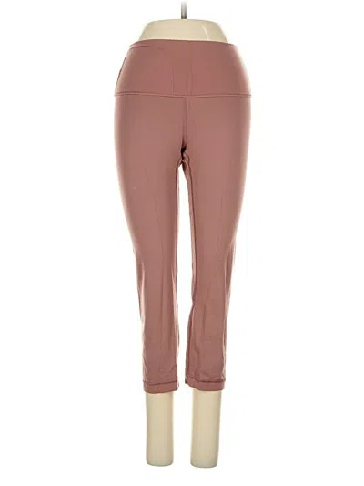 Pre-owned Lululemon Athletica Active Pants In Pink