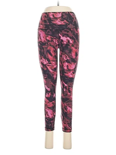 Pre-owned Lululemon Athletica Active Pants In Pink