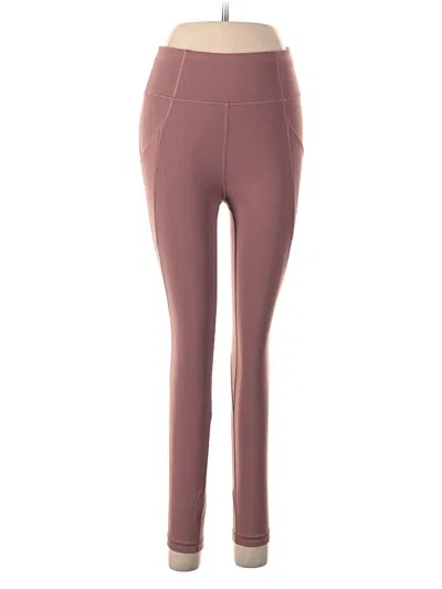 Pre-owned Lululemon Athletica Active Pants In Pink