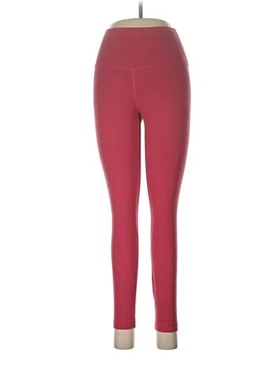 Pre-owned Lululemon Athletica Active Pants In Pink