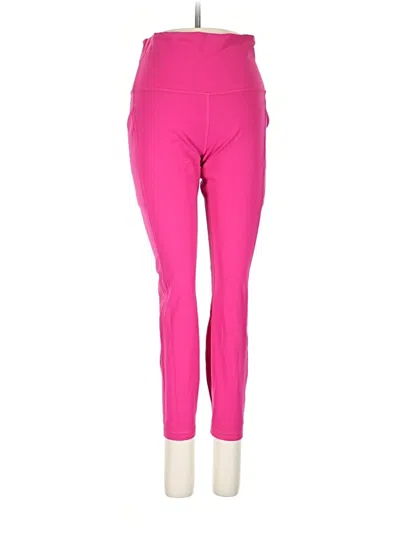 Pre-owned Lululemon Athletica Active Pants In Pink