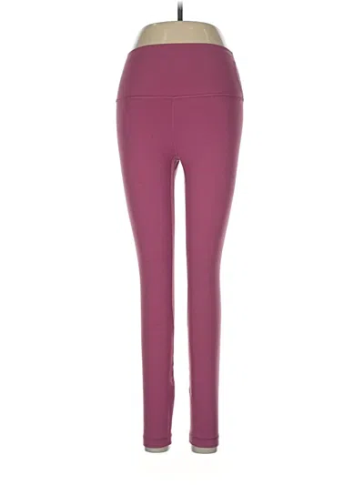 Pre-owned Lululemon Athletica Active Pants In Pink