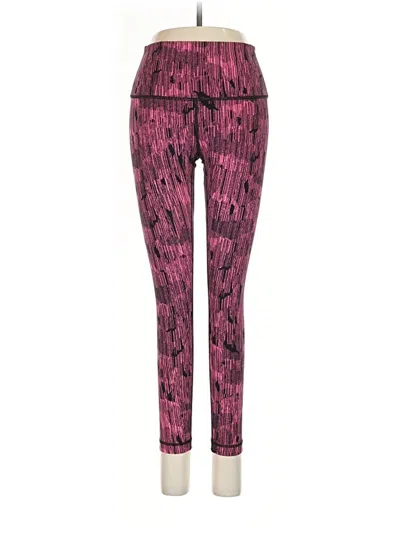 Pre-owned Lululemon Athletica Active Pants In Pink