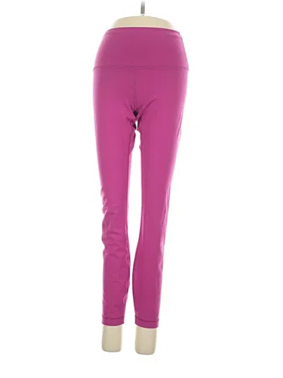 Pre-owned Lululemon Athletica Active Pants In Pink