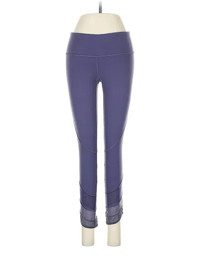 Pre-owned Lululemon Athletica Active Pants In Purple