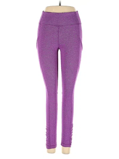 Pre-owned Lululemon Athletica Active Pants In Purple