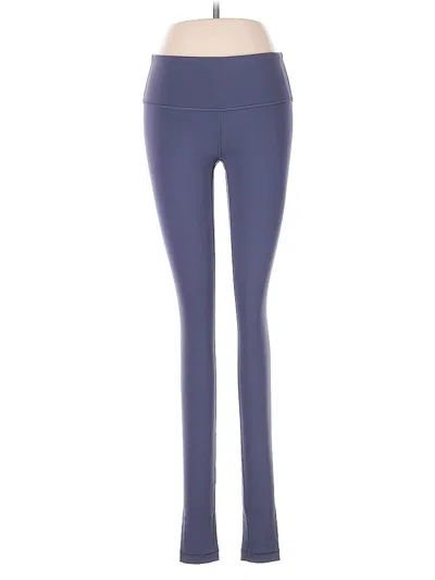 Pre-owned Lululemon Athletica Active Pants In Purple