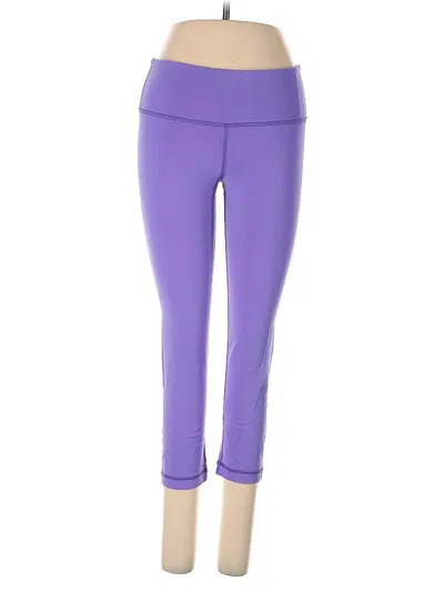 Pre-owned Lululemon Athletica Active Pants In Purple