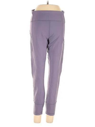 Pre-owned Lululemon Athletica Active Pants In Purple