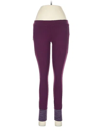 Pre-owned Lululemon Athletica Active Pants In Purple