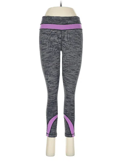 Pre-owned Lululemon Athletica Active Pants In Purple